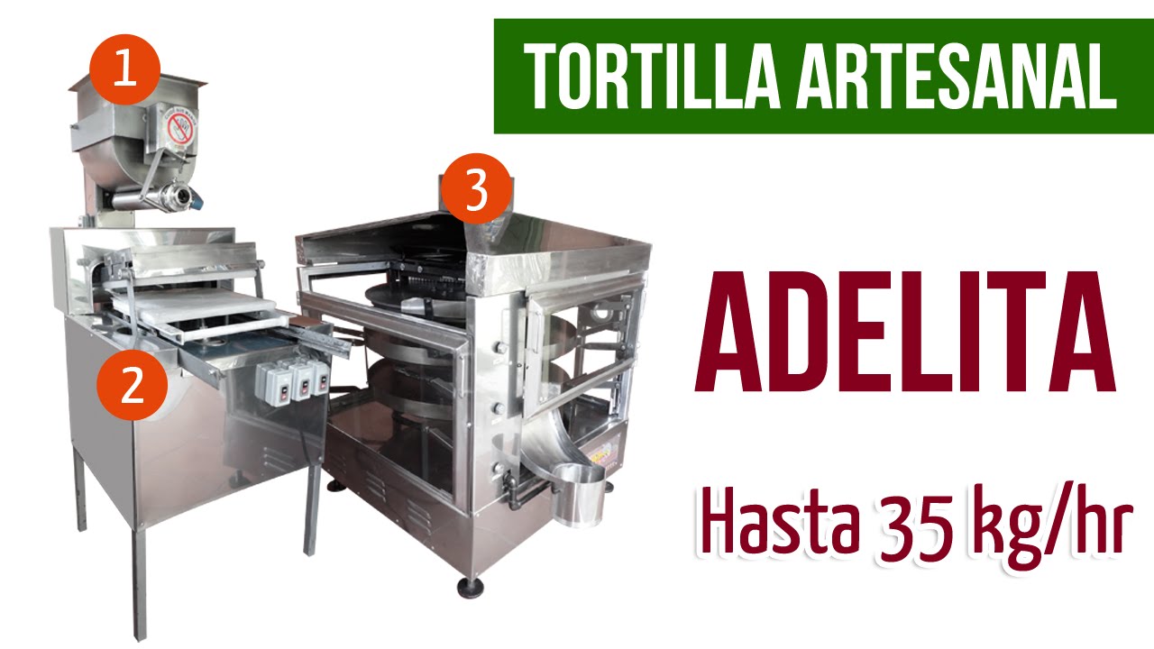 Tortilladora artesanal Adelita - MÁQUINAS TORTILLADORAS... | Doovi
