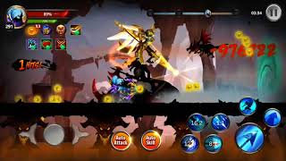Stickman Legends Ninja Warriors Shadow War    How to kill Balrog Map 5 15 with Misha screenshot 2