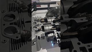 Porsche Boxer Engine Cut Section - Working principle