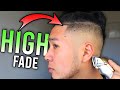 Easiest high fade self cut tutorial