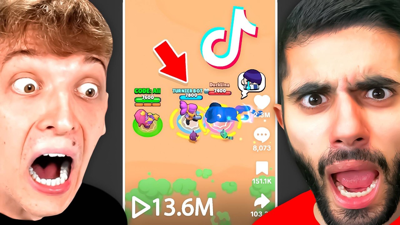 WIR TESTEN VIRALE TIKTOK KOMBOS in BRAWL STARS! 😱 (mit LukasBS)
