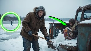 "Single Dad Saves Twins from Frozen Lake – Then 10 Black SUVs Pull Up With a Shocking Twist