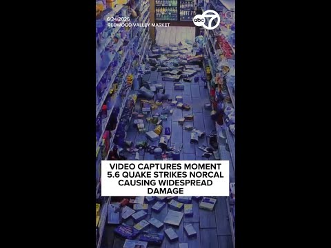 Video captures moment 5.6 quake strikes NorCal