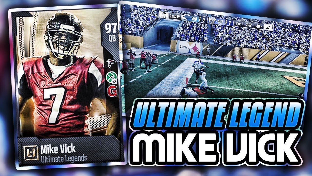 ULTIMATE LEGEND MIKE VICK!!! 95 SPEED QUARTERBACK!! THAT'S A TOUCHDOWN!! Madden 18 Ultimate Team