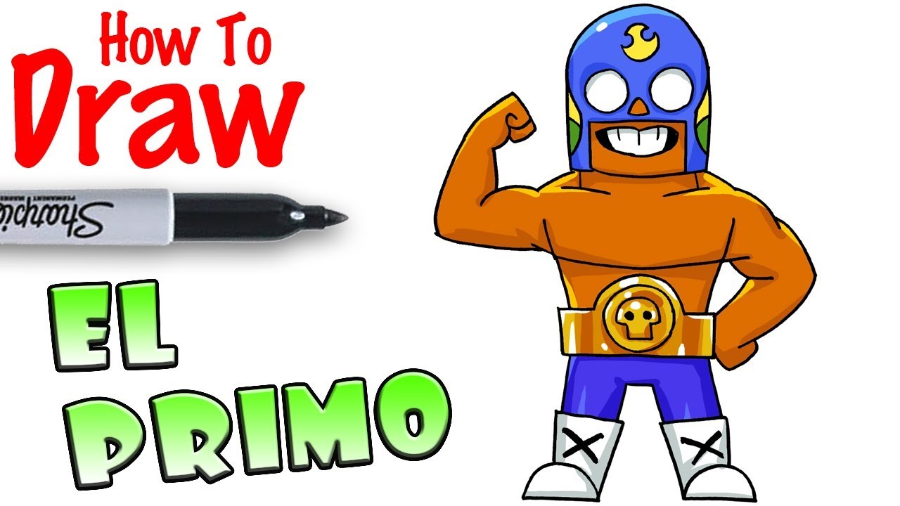 How to Draw El Primo | Brawl Stars - YouTube