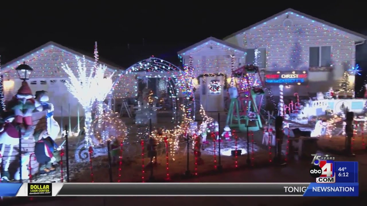 Holiday house lights in southern Utah YouTube