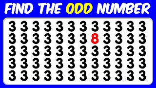 【Easy, Medium, Hard Levels】Can you Find the Odd Emoji out & Letters and numbers in 15 seconds? #101