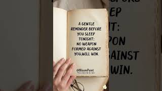 No Weapon Formed Against You, Will Win - Bloom Point | Christian Motivation Shorts  #bloompoint