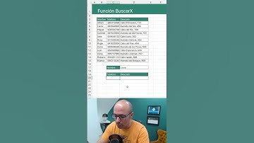 ✅ FUNCIÓN BUSCARX en #excel - devuelve toda la fila #tips #exceltips