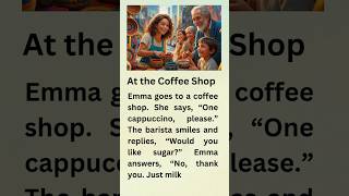 At the Coffee Shop – English Story. #english #shortstory #shorts #map #direction #easy