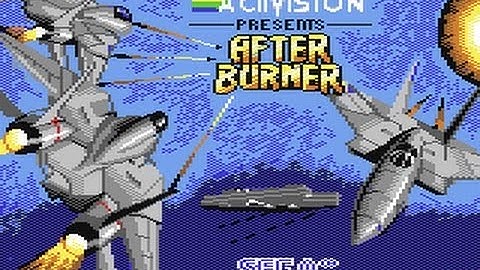 After Burner Review for the Commodore 64 by John Gage