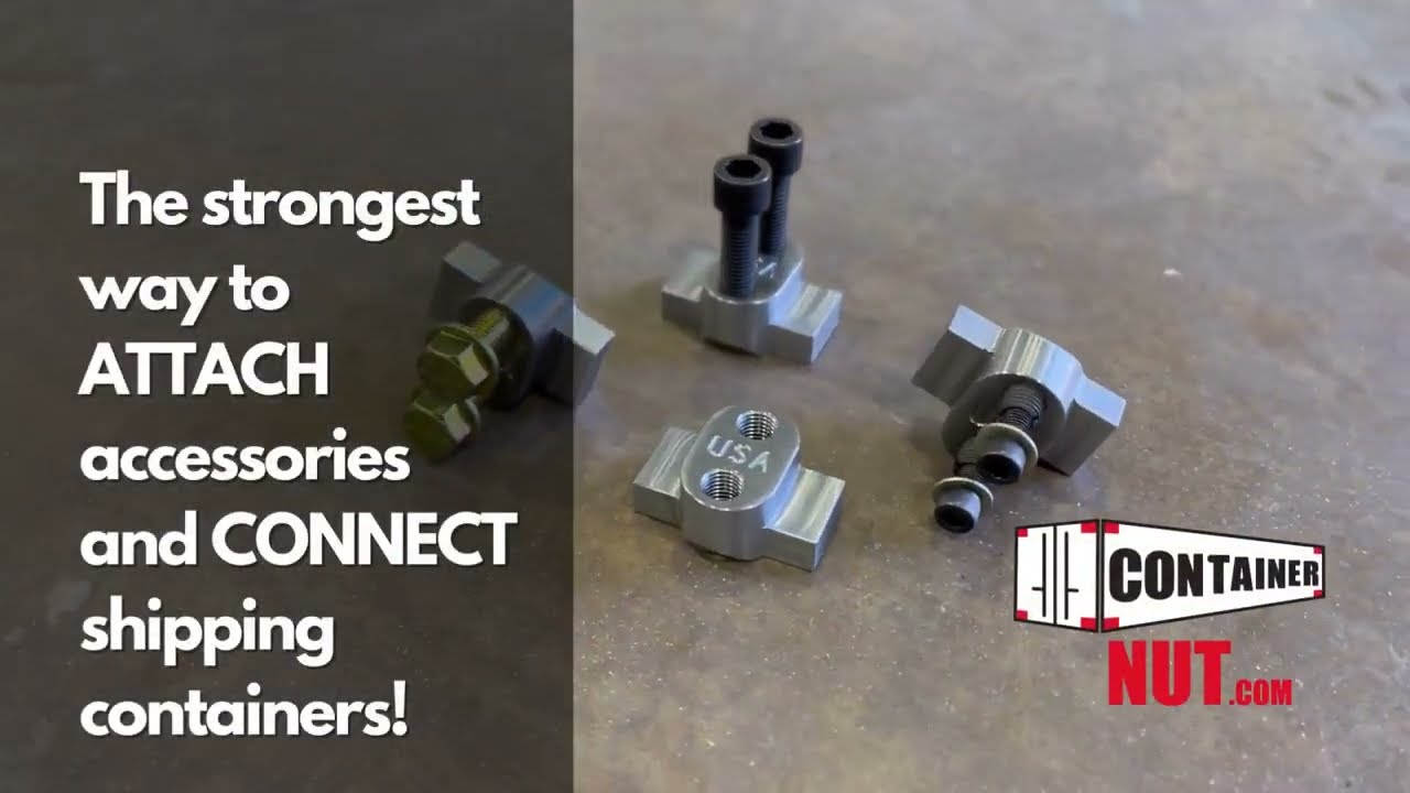 The Strongest Way To Attach Almost Anything To A Shipping Container