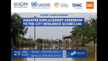 Launch Webinar: Disaster Displacement Addendum to the City Resilience Scorecard (1)