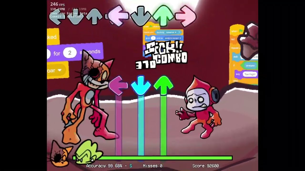 FNF Coded Insanity Aethos Mod - Money Gameplay (FC)