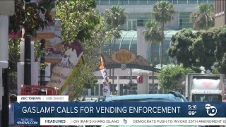 San Diego urged to enforce ignored Gaslamp Quarter street vending rules