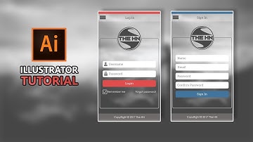 Adobe Illustrator CC | Mobile Apps Design | UI/UX Tutorial
