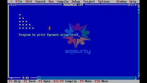 C++ Program to print Half pyramid of star(*) pattern || C++ patt