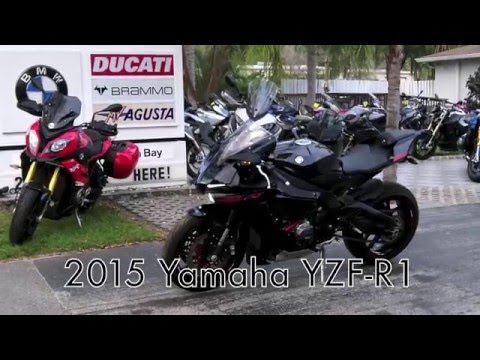 Pre-Owned 2015 Yamaha YZF-R1 Raven Black Euro Cycles of Tampa Bay Pre-Owned 2015 Yamaha YZF-R1 Raven Black Euro Cycles of Tampa Bay