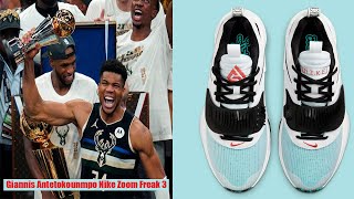 Nba Champions Milwaukee Bucks Giannis Antetokounmpo Nike Zoom Freak 3 Shoe Exclusive Look