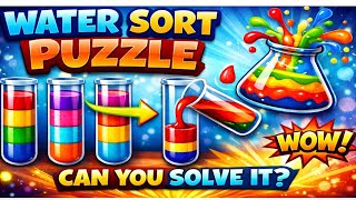 “Water Sort Puzzle LIVE 🔴 | Marathi Gameplay | Brain Game Challenge”#kids #watersortpuzzlegame