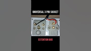 How to Connect a 3 Pin Socket Board with Switch #shorts #shortsvideo