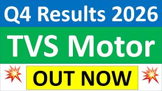 TVS Motor Q4 results 2026 | TVS Motor results today | TVS Motor Share News | TVS Motor latest news