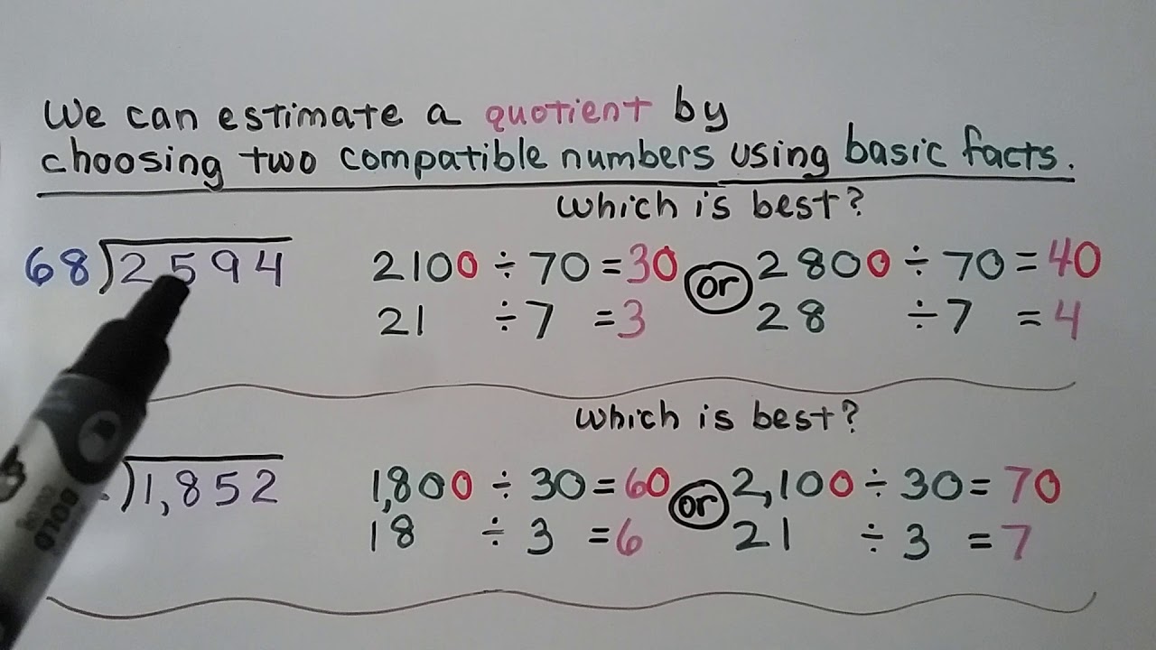 5th-grade-math-2-5-estimate-with-2-digit-divisors-using-compatible-numbers-youtube