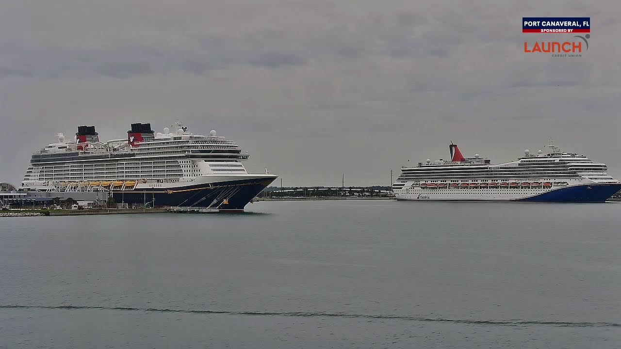 LIVE: Cruise ships at Port Canaveral, Florida