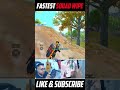 Full squad wipe in second 🔥 #pubg #bgmi #shorts #handcam