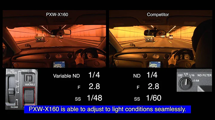 SONY PXW-X160 comparison video (OFFICIAL)