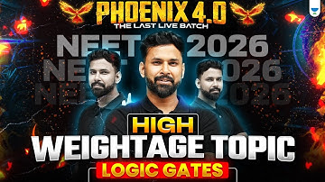 NEET 2026: Logic Gates – High-Weightage Chapter | Anupam Upadhyay #neet2026 #phoenix4.0