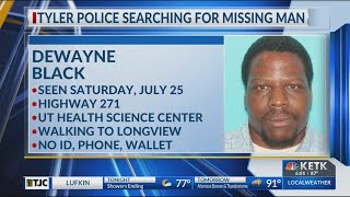 Tyler police searching for missing man