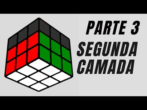 Como resolver CUBO MÁGICO 3X3 - Parte 3 - Segunda Camada