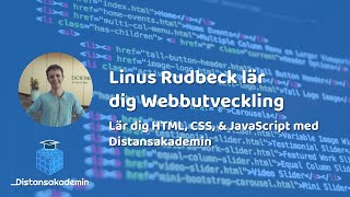 Del 115 Html - Lär Dig Webbutveckling Med Distansakademin Linus Rudbeck
