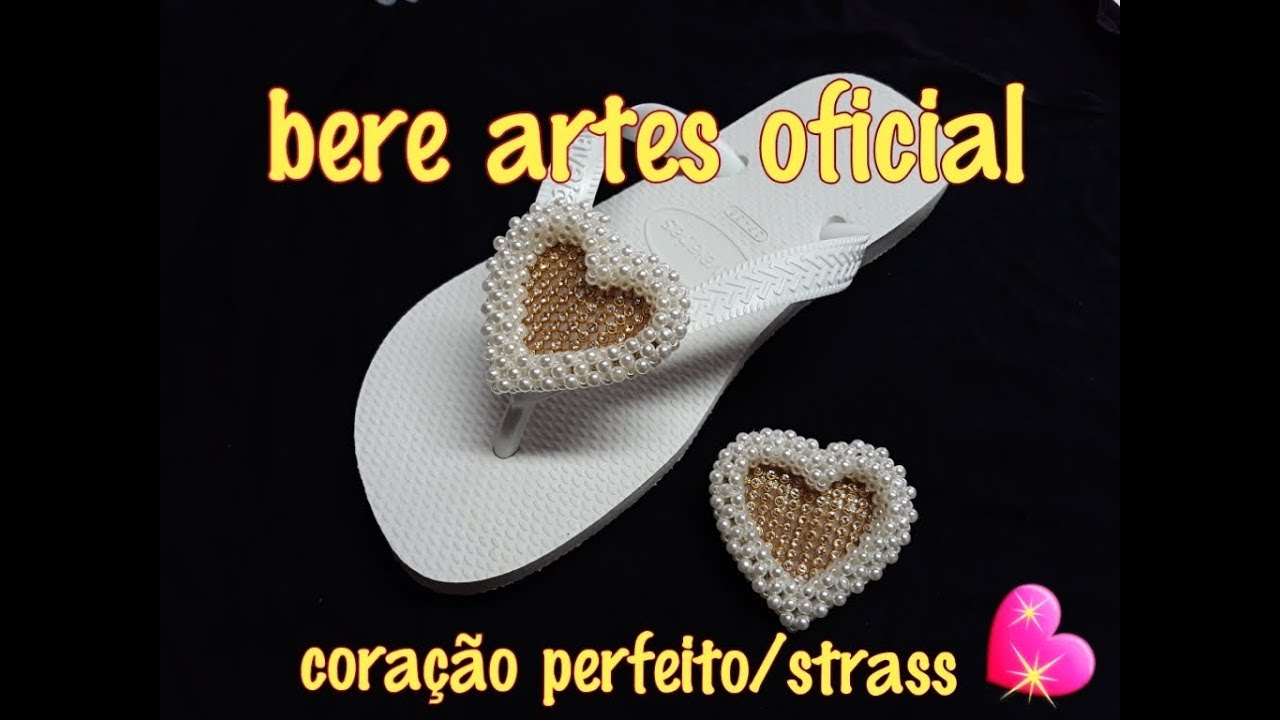 COMO COLOCAR STRASS NO CORAÇÃO DE PÉROLAS PERFEITO.