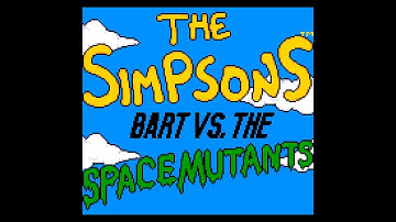 The Simpsons: Bart vs. the Space Mutants (Game Gear 60Hz) - Intro / Attract Mode