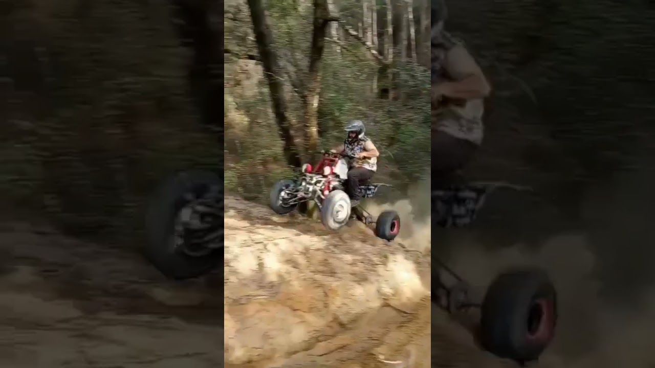 Yamaha Banshee hill climb full send
