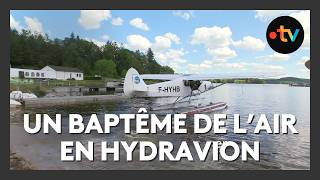 Des baptêmes de l'air en hydravion lors d'un week-end exceptionnel sur ce lac