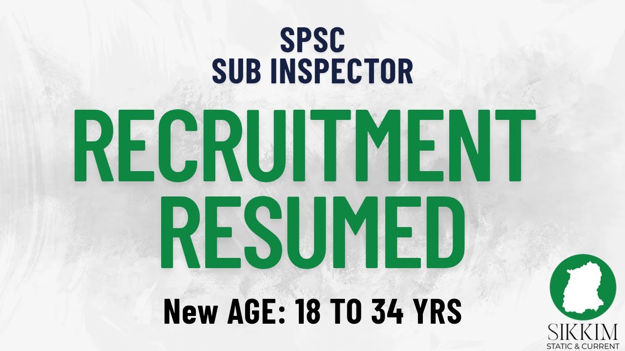 Recruitment of Sub Inspector Resumed