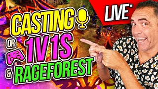 We cast, we play 1v1/Rage Forest and today deadline for Warlords 4 Qualifier 1 Registration!!!