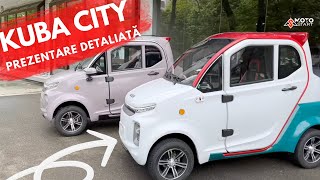 KUBA CITY - Mașina electrică fără permis cu autonomie 90 km - prezentare detaliată - Moto Start