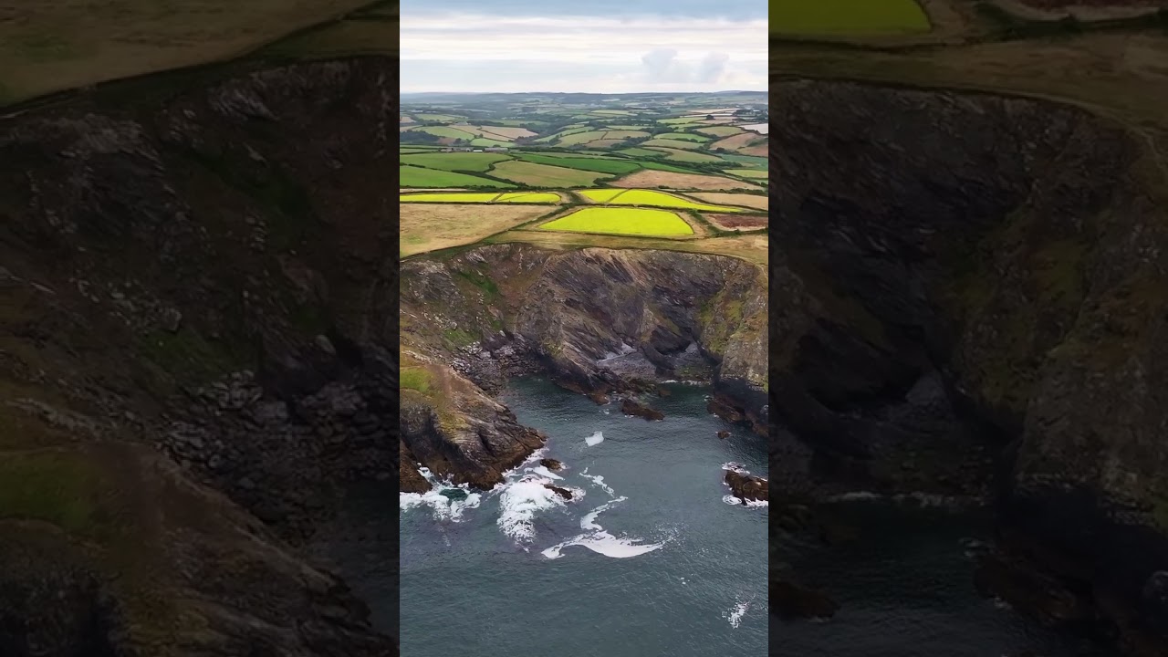 Majestic Cornish Coastline | Breathtaking Clifftop Views from Above
