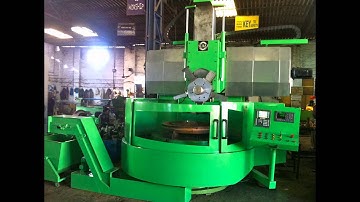 CNC Vertical Turret Lathe Machine – CNC VTL 1000 for Railway Wheel Machining | Sahil Machines