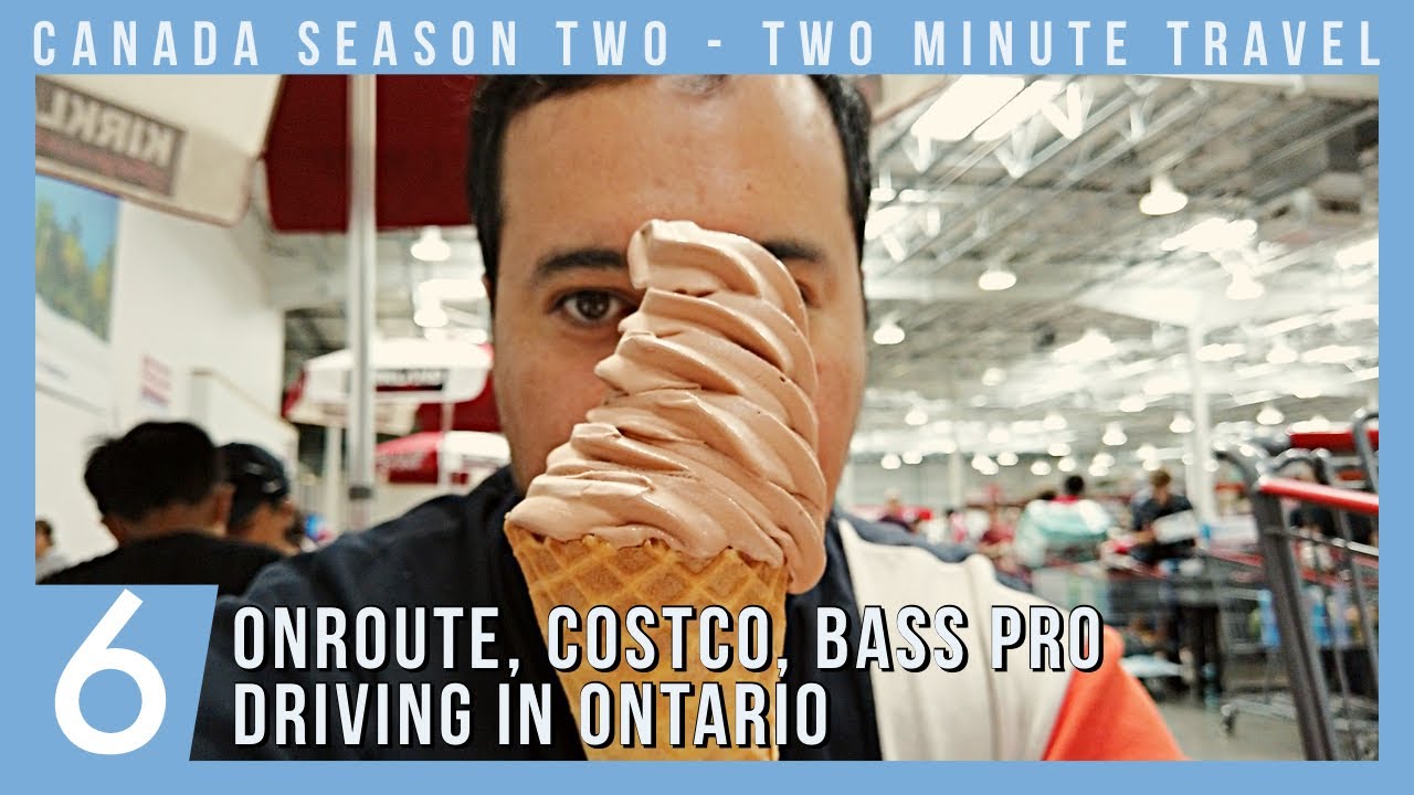 Onroute, Costco, Bass Pro Driving in Ontario Two Minute Travel