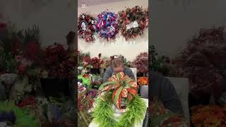 Easy diy button fern wreath for fall Easy diy button fern wreath for fall