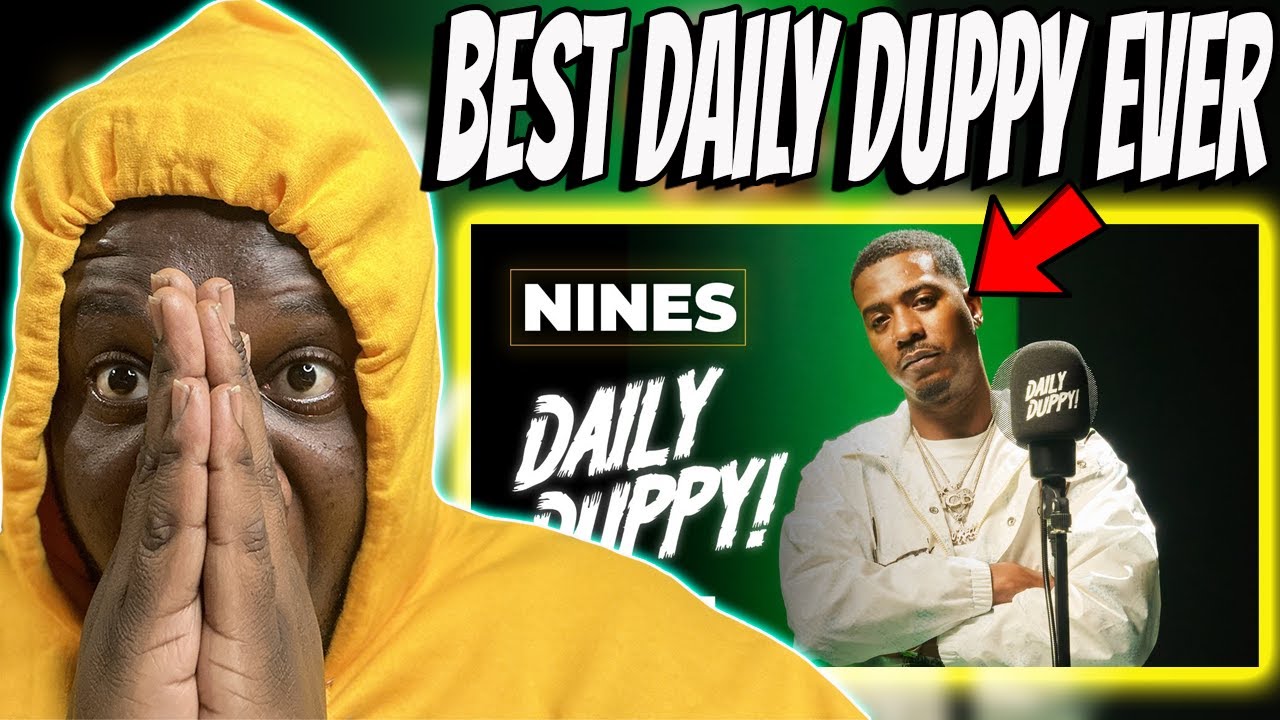 AMERICAN RAPPER REACTS TO | Nines - Daily Duppy | GRM Daily (REACTION)