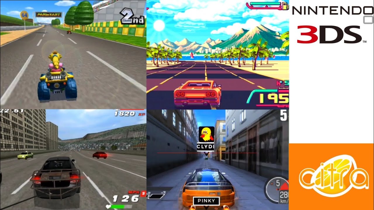Top 30 Best 3DS Racing Games Playable on Citra - YouTube