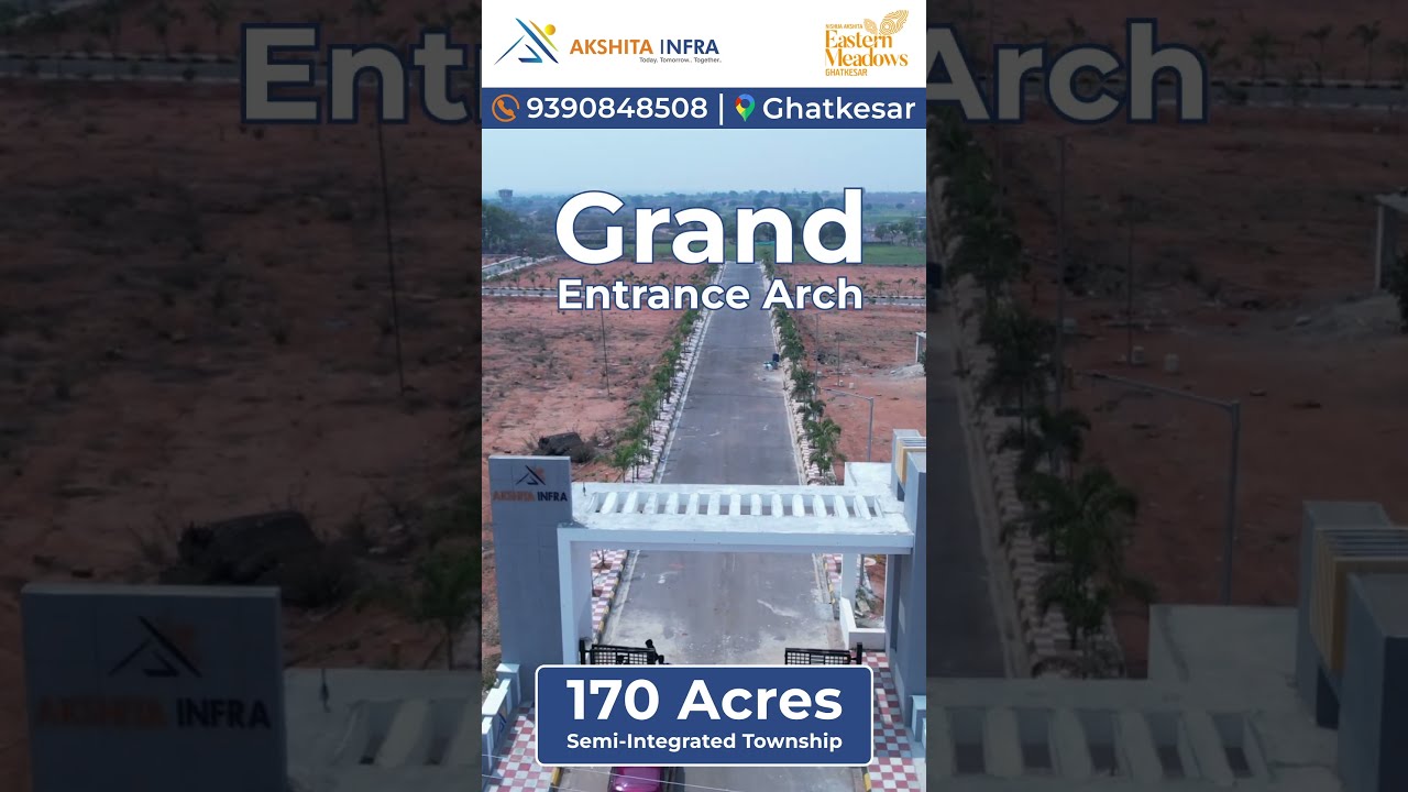 🌟 HMDA/RERA Approved Premium Plots @ Ghatkesar | Eastern Meadows by Akshita Group
