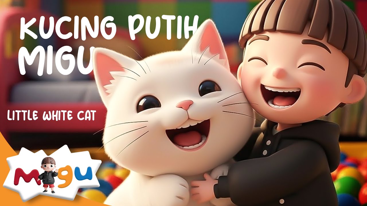 Kucing Putih Migu 🐱 (Little White Cat) | Lagu Anak Indonesia & Petualangan Lucu - Migu Berry 3D