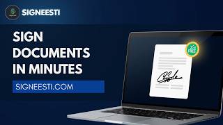 Signeesti Website Walkthrough  How to Send, Sign & Manage Documents Online
